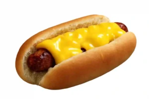 Cheese Hot Dog Char Grilled