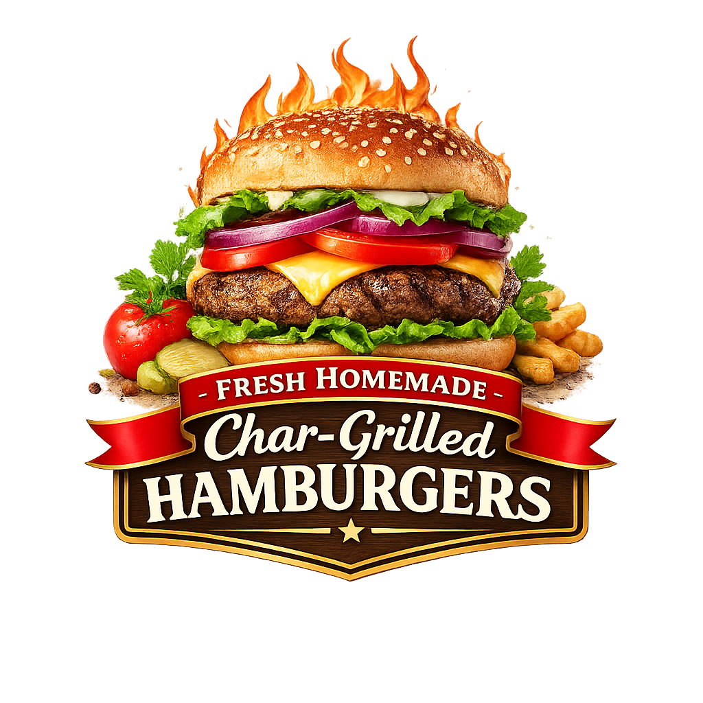 Char Grilled Hamburgers