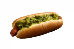 Mustard Relish Hot Dog