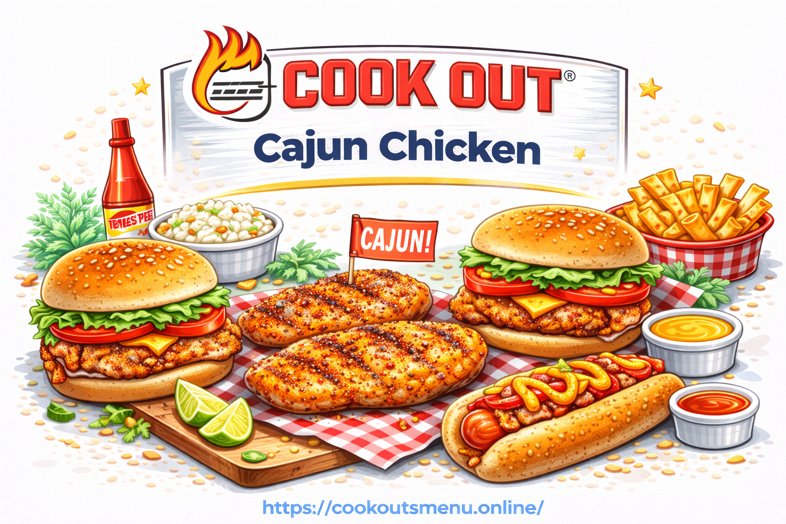 Cook Out Cajun Chicken