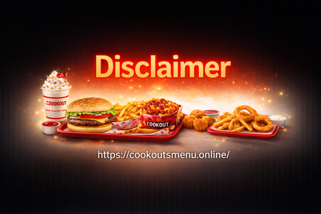 Cookout - Disclaimer