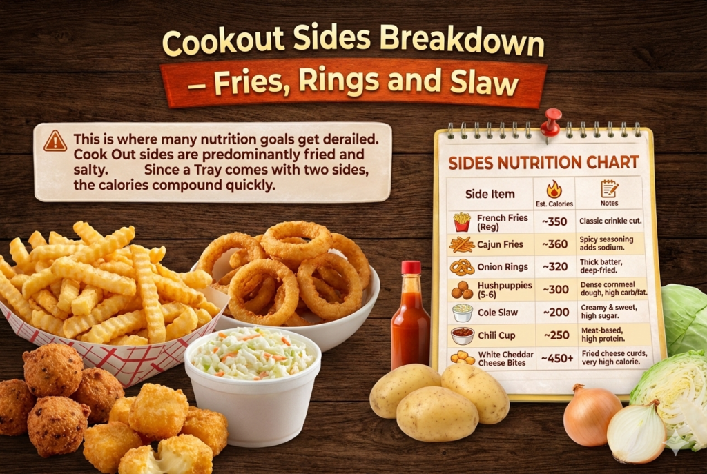 Cookout Sides Breakdown - Fries, Rings and Slaw