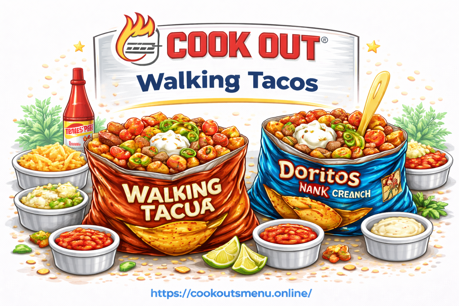 Cook Out Walking Tacos