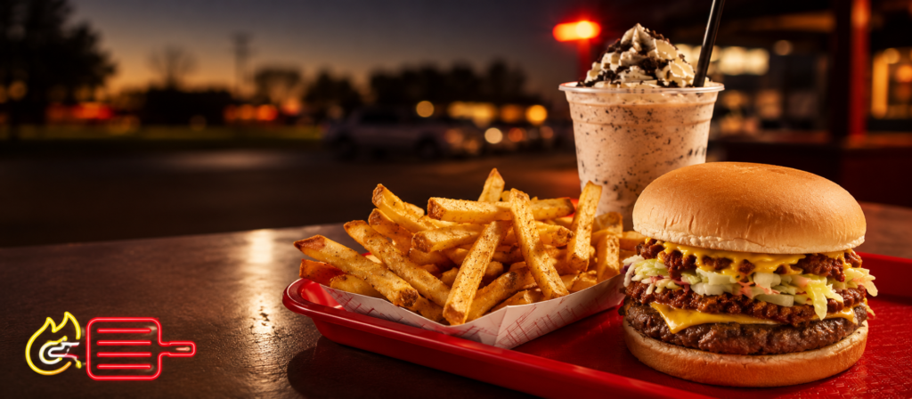 Cook Out tray meal banner for late-night dining in Memphis